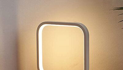 ANLAIBO LED trä bord, 3-färgs temperatur sänglampa, sovrum sänglampa, dimbar LED-belysning, små bordslampor för vardagsrum kontor kreativ heminredning, unik husuppvärmningsgåva