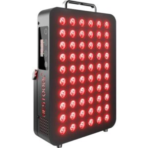 Infraröd Lampa Bäst i Test: Topprankade Produkter BESTQOOL Rödljusbehandlingsenhet för kropp, ansikte nära infrarött ljus 660nm 850nm Dual Chip Klinisk klass 60 lysdioder Högeffektpanel för återhämtning Förbättra sömnsmärtlindring 100W